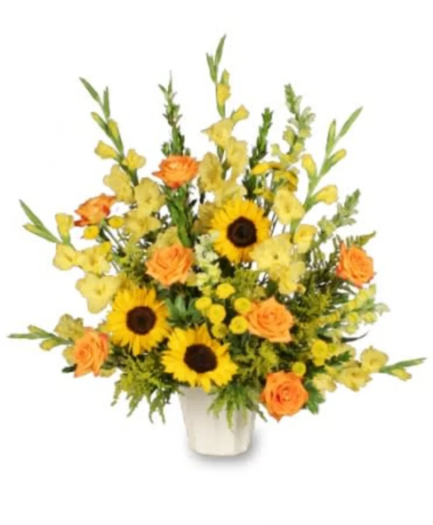 Memorial Service Arrangement – Golden Goodbye