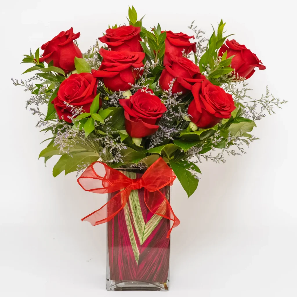 Red Rose Arrangement – Parisian Romance