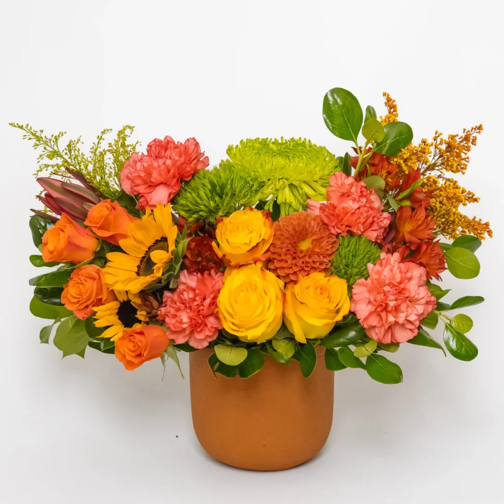 Seasonal Mixed Arrangement – Tuscan Sunset