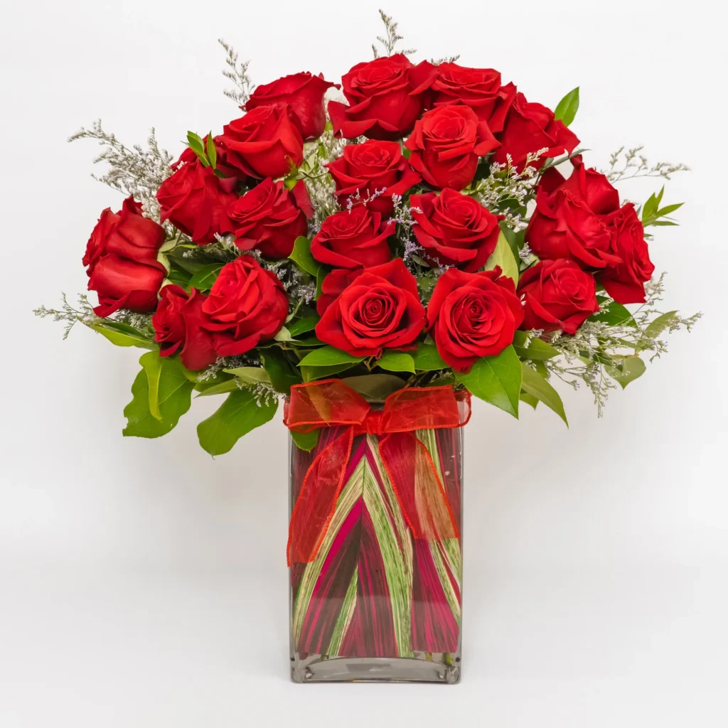Red Rose Arrangement – Venetian Romance