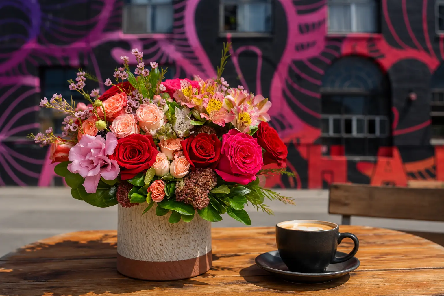arts district handcrafted arrangements flowers